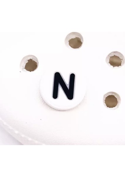 Crocs Jibbitz Terlik Süsü Yuvarlak Harfler