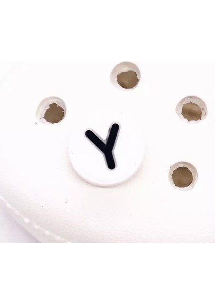 Crocs Jibbitz Terlik Süsü Yuvarlak Harfler