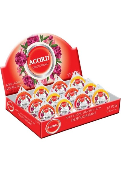 Askılı Koku Giderici Blok 50  gr 12'li 1 Paket