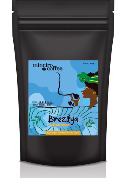 Mineiro Coffee Brezilya Yellow Bourbon 250  gr Kahve