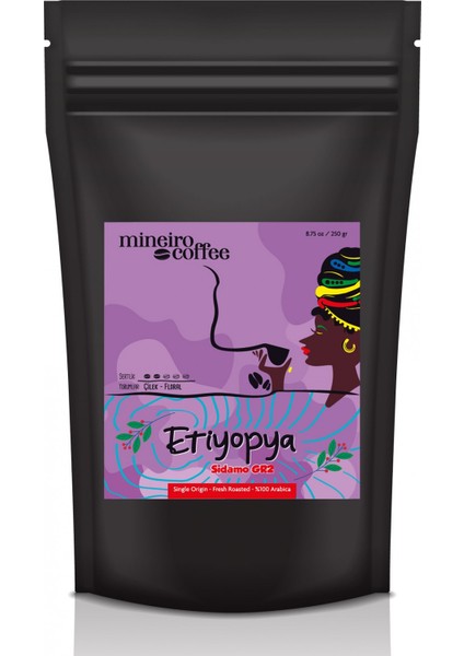 Mineiro Coffee Etiyopya Sidamo 250 gr Kahve