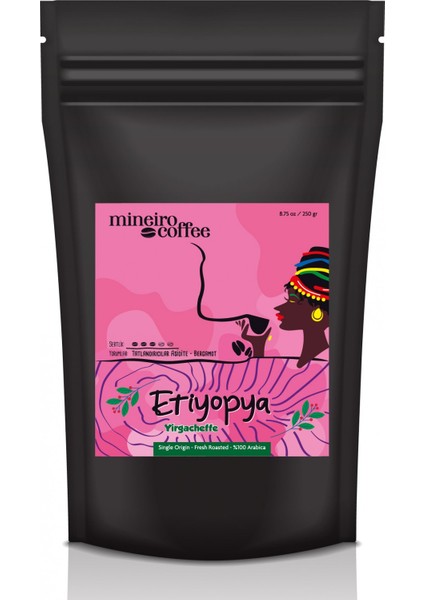 Mineiro Coffee Etiyopya Yirgacheffe 1 kg Kahve