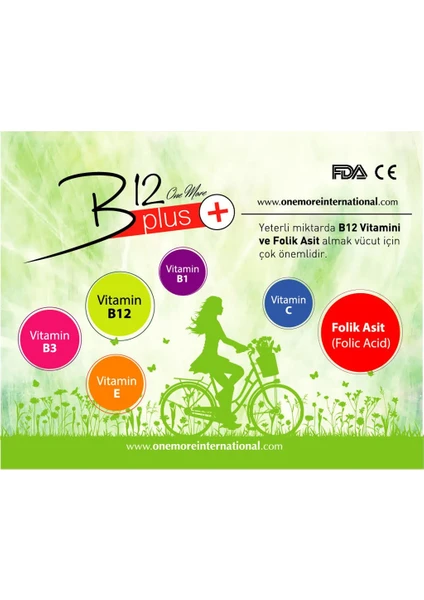 One More B12 Plus, 1 Pakette 32 Adet Vitamin Bandı