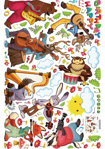 Çocuk Odası Duvar Dekorasyonu Dekor Duvar Sticker Şeker Kız Candy fiyatları