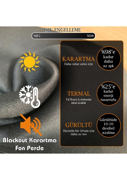 Blackout Karartma Kumaş Perde