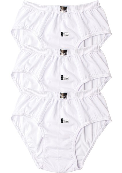 Erkek 3 Adet Pamuklu Kom Slip Külot 3'lü Paket 0109-
