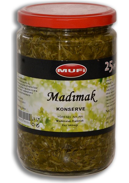 Madımak Konservesi 600 gr