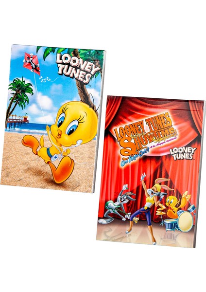 Looney Tunes Tasarım Kapaklı Notepad 2’li