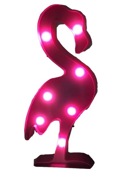 Flamingo Tasarımlı LED Lamba