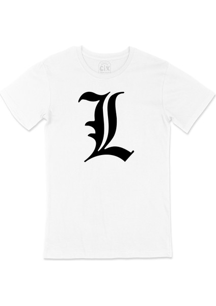 Death Note L Logolu Tişört
