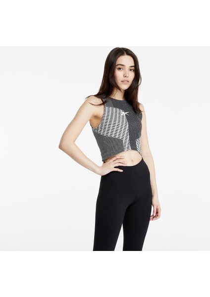 GI5003 Ts Seamless Kadın Gri Crop Top