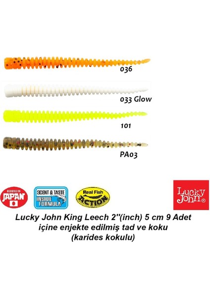 King Leech 2'' (5 Cm) 9 Adet
