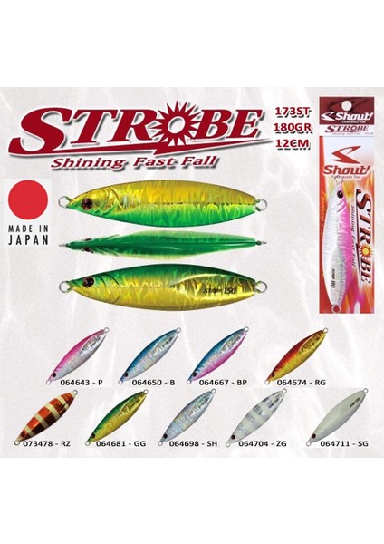 Strobe 180GR Jig Yem