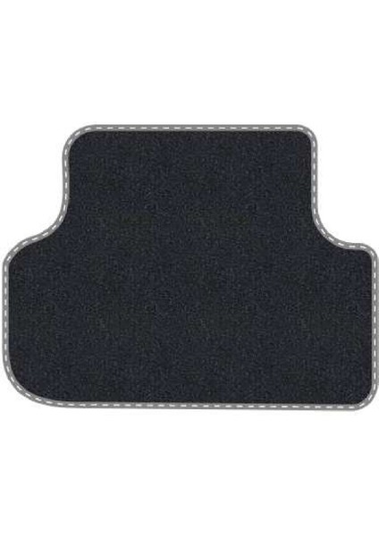 Honda Civic Euro Hatchback 2003-2005 -5 Kapı Makyaj Siyah Halı Gri Kenar Petek Topuk Halı Paspas