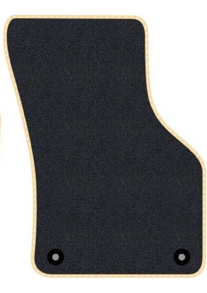 Renault Clio 2 1998-2004 Siyah Halı Bej Kenar Elipsler Topuk Paspas fiyatları