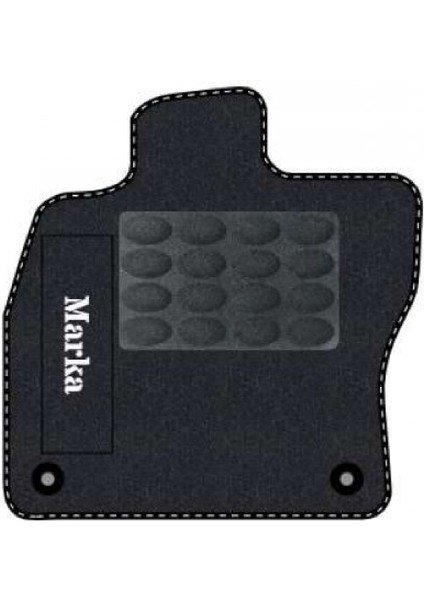 Honda Civic Euro Hatchback 2001- 2003 - 5 Kapı Siyah Halı Siyah Kenar Elipsler Topuk Paspas fiyatları