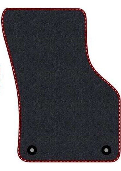 Honda Civic Fk-Fn 2012-2016 Hatchback Siyah Halı Bordo Kenar Baklava Topuk Halı Paspas modelleri