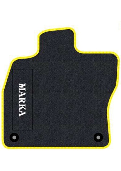 Honda Civic 2001-2006 Sedan Uyumlu Siyah Halı Sarı Kenar Paspas fiyatları