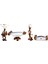 Nature Krem Wood Dekoratif Oval Meyvelik 5