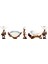 Nature Krem Wood Dekoratif Oval Meyvelik 3