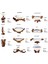 Nature Krem Wood Dekoratif Oval Meyvelik 4