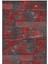 Gloria TD186 Kırmızı Modern Desen Dokuma Saçaklı Kilim 1
