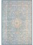 Gloria TD753 Mavi Klasik Desen Dokuma Saçaklı Kilim 1