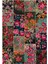 Gloria TD766 Multi Karabağ Patchwork Desen Dokuma Saçaklı Kilim 1
