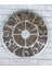 Mermer Desenli Duvar Saati Çap 50 Cm-Çap 80 cm 1