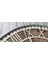 Gri Metal Kasalı Eski Dünya Haritalı Duvar Saati (Çap 50 cm - 80 cm ) 5