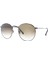 3447-N 004/51 53 ROUND METAL Unisex GÜMÜŞ Yuvarlak Çerçeve Güneş Gözlüğü 2