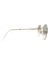 3447-N 001/3F 50 ROUND METAL Unisex GOLD Yuvarlak Çerçeve Güneş Gözlüğü 3