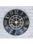 Metal Kasalı Mermer Desenli Duvar Saati 50 x 80 cm 3