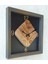 Doğal Masif Eskitme Ahşap Çerçeveli Ceviz Ağacı Kare Duvar Masa Saati 30 x 30 cm 1