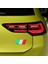 Italya Bayrağı Damla Etiket Alüminyum Kenarlı Sticker 2