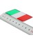 Italya Bayrağı Damla Etiket Alüminyum Kenarlı Sticker 4