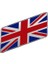 Britanya Bayrağı Damla Etiket Alüminyum Kenarlı Sticker 1