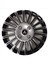 Mitsubishi 15'' Inç Gri - Siyah 4lü Set Jant Kapağı Çelik Jant Görünümlü 1