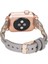 Apple Watch Uyumlu Deri Kordon Wanda 38-40MM Ferro Rose Gold Trok Rst9 Gri 3