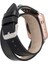 Apple Watch Uyumlu Deri Kordon Solitaire 38-40MM Çift Tur Ferro Troklu Rst1 Siyah 2
