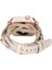 Apple Watch Uyumlu Deri Kordon Peggy 38-40MM Çift Tur Ferro Rose Gold Trok Erc3 Bej 2