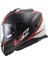 Storm Nerve Mat Siyah-Kırmızı Kask 4