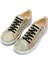 Kadın Vegan Deri Yeşil Sneakers - Summer Checklist Tasarım 1
