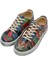 Kadın Vegan Deri Çok Renkli Sneakers - Ethnic Dream Frida Kahlo Tasarım 1