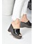 Siyah Dolgu Topuklu Kadın Terlik K250101509 2