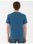 Erkek Mavi Slim Fit Baskılı Bisiklet Yaka Tişört 50241496-VR028 3