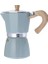 Grossberg Coffee Mokapot ve Yedek Hazneli Cam Kahve Değirmeni Set 2