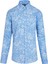 Erkek Mavi Baskılı Slim Fit Spor Gömlek 1