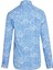 Erkek Mavi Baskılı Slim Fit Spor Gömlek 2