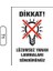 Dikkat Lüzumsuz Yanan Lambaları Söndürünüz Uyarı Ikaz Levhası 1